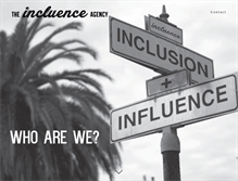 Tablet Screenshot of incluence.com